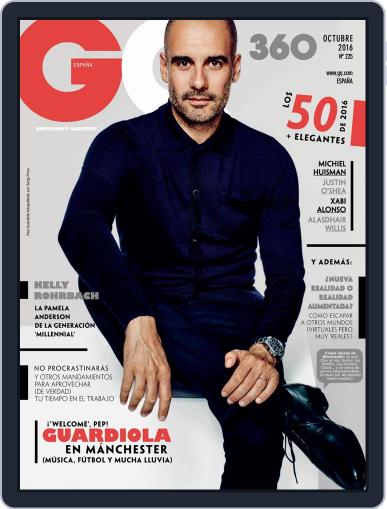 Gq España October 1st, 2016 Digital Back Issue Cover
