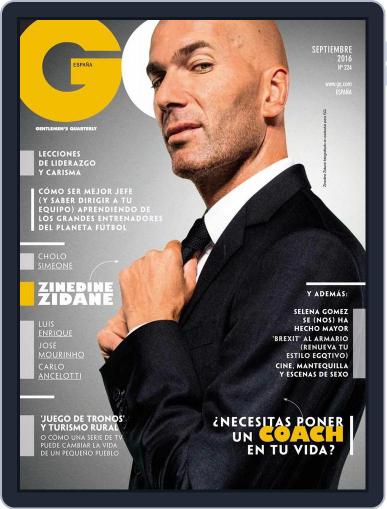 Gq España September 1st, 2016 Digital Back Issue Cover