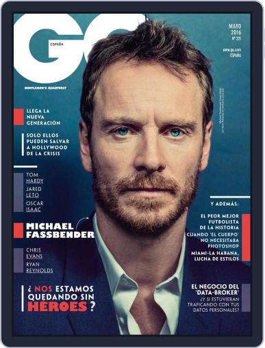 Gq España April 22nd, 2016 Digital Back Issue Cover