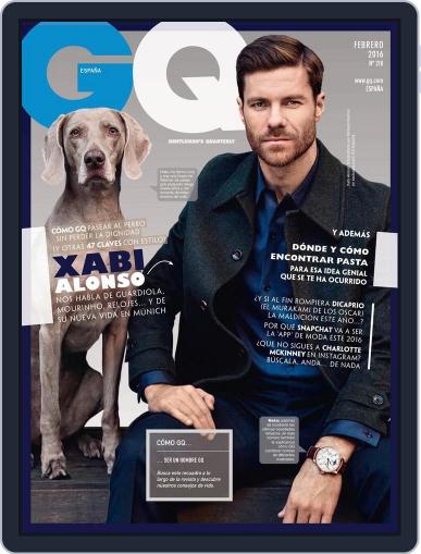 Gq España January 22nd, 2016 Digital Back Issue Cover