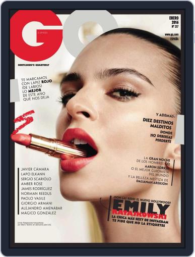 Gq España December 22nd, 2015 Digital Back Issue Cover