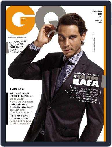 Gq España August 27th, 2015 Digital Back Issue Cover