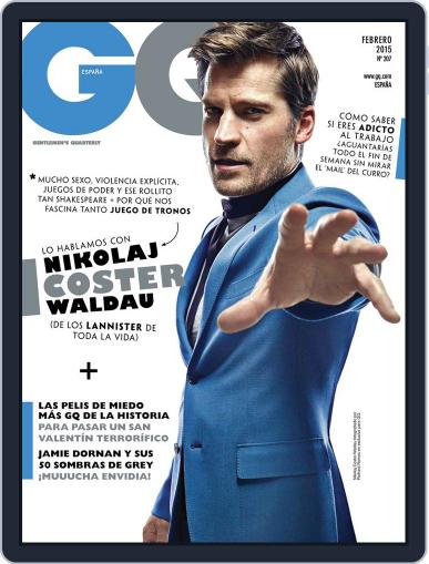 Gq España January 22nd, 2015 Digital Back Issue Cover