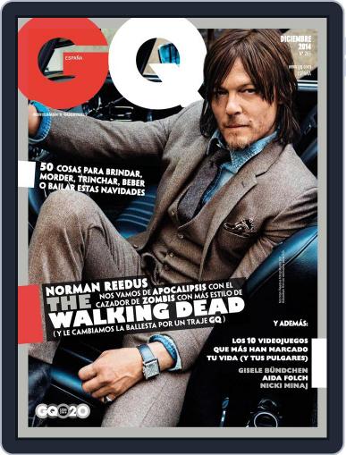 Gq España November 25th, 2014 Digital Back Issue Cover