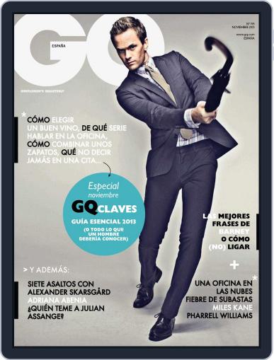 Gq España November 1st, 2013 Digital Back Issue Cover