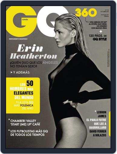 Gq España October 1st, 2013 Digital Back Issue Cover