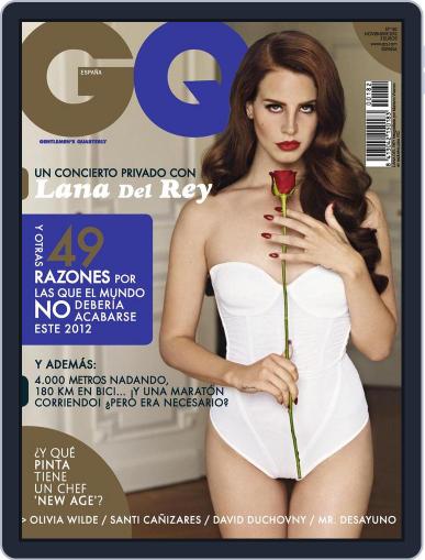 Gq España October 22nd, 2012 Digital Back Issue Cover