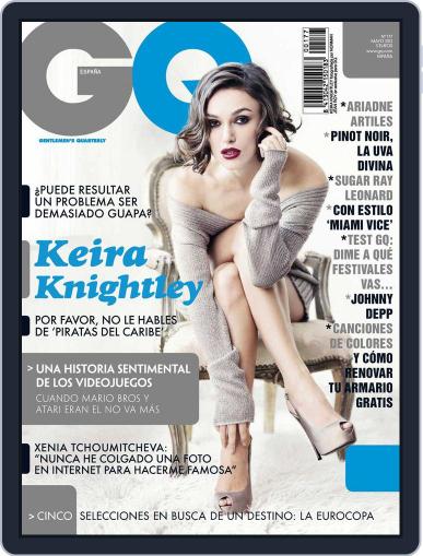 Gq España May 1st, 2012 Digital Back Issue Cover