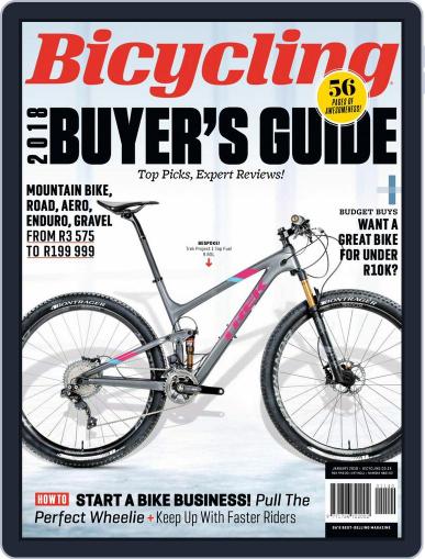 Bicycling South Africa January 1st, 2018 Digital Back Issue Cover