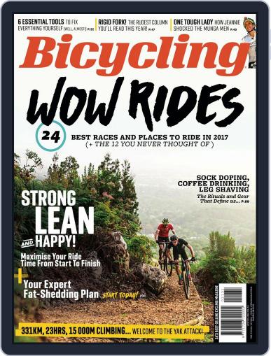 Bicycling South Africa February 1st, 2017 Digital Back Issue Cover