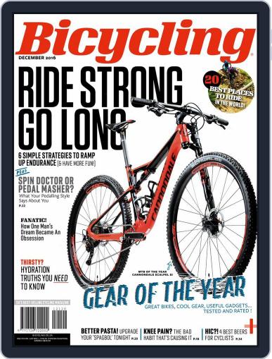 Bicycling South Africa December 1st, 2016 Digital Back Issue Cover