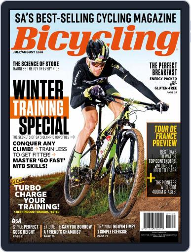 Bicycling South Africa June 20th, 2016 Digital Back Issue Cover