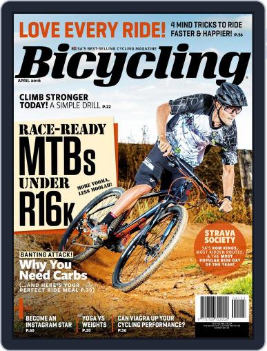 Bicycling South Africa April 1st, 2016 Digital Back Issue Cover