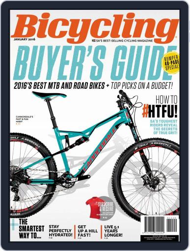 Bicycling South Africa January 1st, 2016 Digital Back Issue Cover