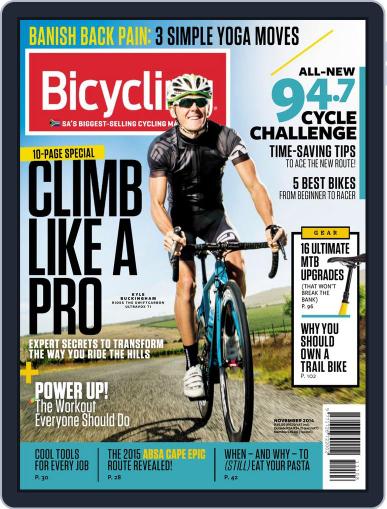 Bicycling South Africa October 21st, 2014 Digital Back Issue Cover