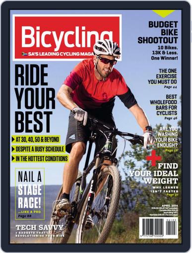 Bicycling South Africa March 17th, 2014 Digital Back Issue Cover