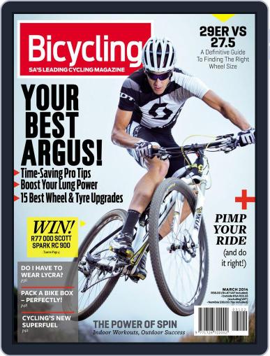 Bicycling South Africa February 18th, 2014 Digital Back Issue Cover