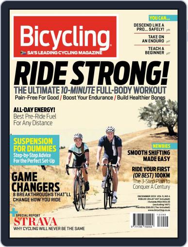 Bicycling South Africa November 18th, 2013 Digital Back Issue Cover