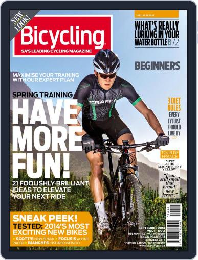 Bicycling South Africa August 19th, 2013 Digital Back Issue Cover