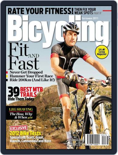 Bicycling South Africa August 16th, 2011 Digital Back Issue Cover