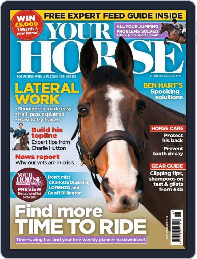 Your Horse October 1st, 2016 Digital Back Issue Cover