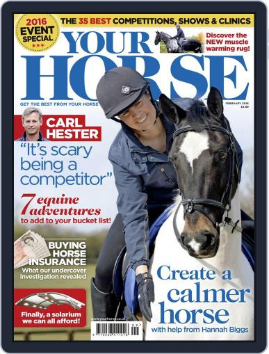 Your Horse January 14th, 2016 Digital Back Issue Cover