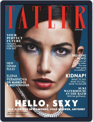 Tatler UK January 1st, 2017 Digital Back Issue Cover