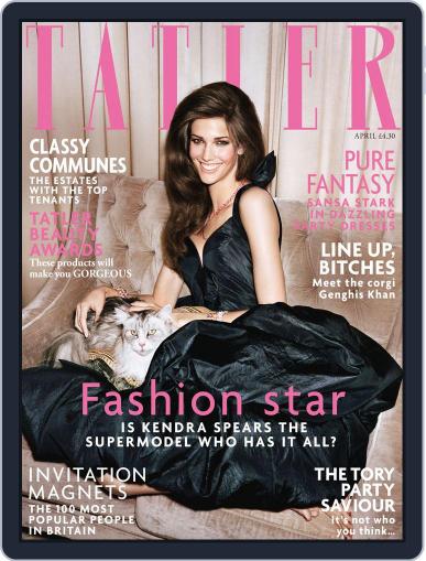 Tatler UK March 5th, 2014 Digital Back Issue Cover