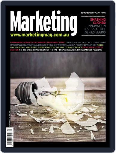 Marketing September 9th, 2012 Digital Back Issue Cover