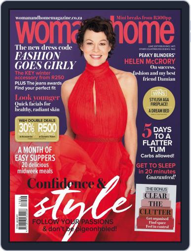 Woman & Home South Africa June 1st, 2017 Digital Back Issue Cover