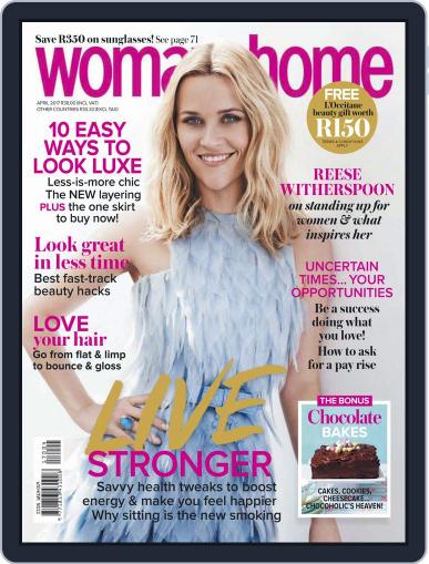 Woman & Home South Africa April 1st, 2017 Digital Back Issue Cover
