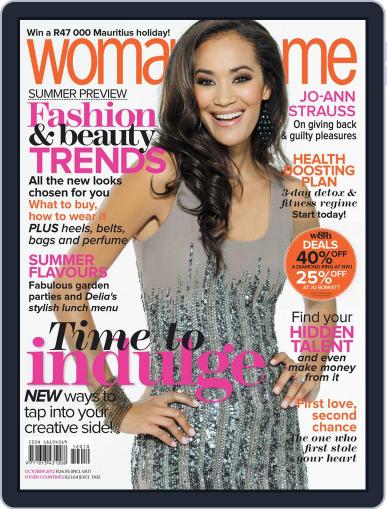 Woman & Home South Africa September 9th, 2012 Digital Back Issue Cover