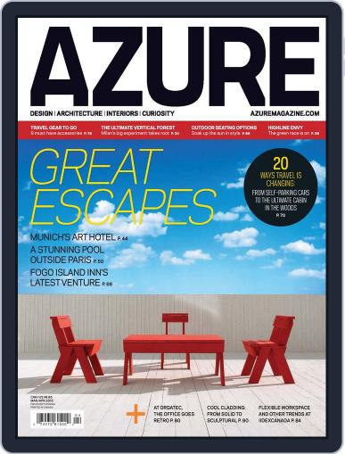 AZURE March 1st, 2015 Digital Back Issue Cover