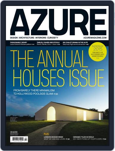 AZURE (Digital) January 1st, 2015 Issue Cover