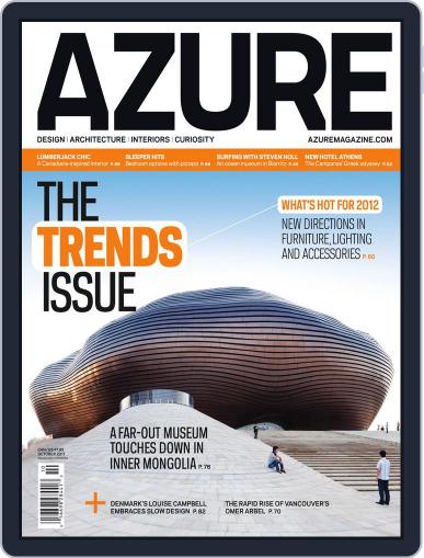 AZURE (Digital) September 15th, 2011 Issue Cover
