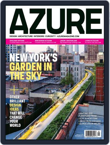 AZURE (Digital) August 11th, 2011 Issue Cover