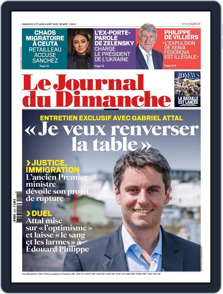 Le Journal du dimanche (Digital) Subscription                    August 2nd, 2026 Issue