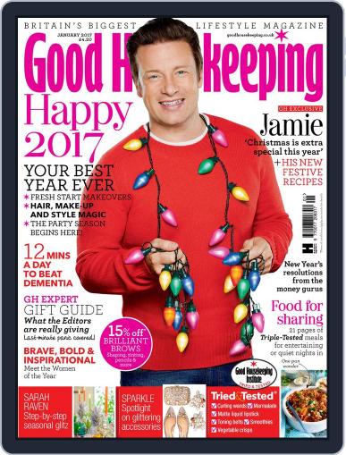 Good Housekeeping UK January 1st, 2017 Digital Back Issue Cover