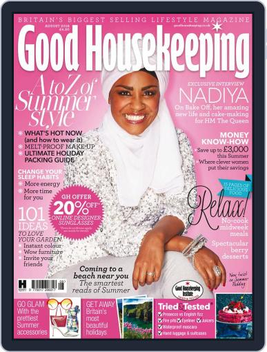 Good Housekeeping UK August 1st, 2016 Digital Back Issue Cover