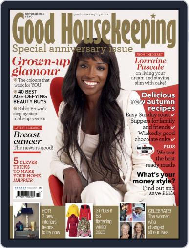 Good Housekeeping UK September 2nd, 2012 Digital Back Issue Cover
