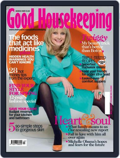 Good Housekeeping UK January 25th, 2009 Digital Back Issue Cover