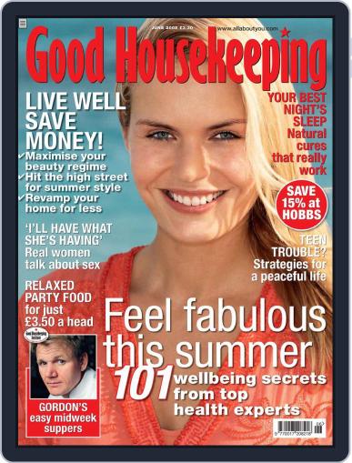 Good Housekeeping UK April 25th, 2008 Digital Back Issue Cover