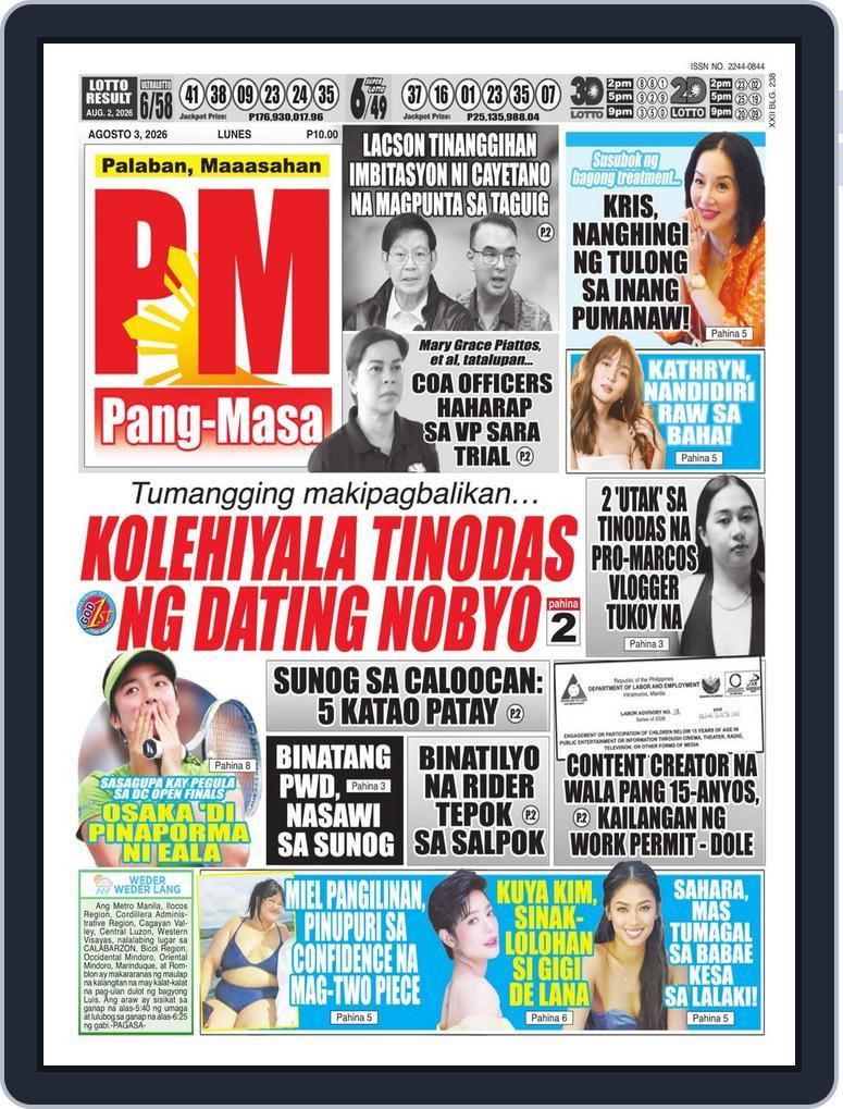 Pang Masa (Digital) Subscription