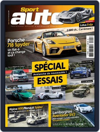 Sport Auto France August 1st, 2019 Digital Back Issue Cover