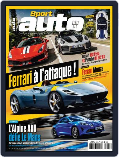 Sport Auto France October 1st, 2018 Digital Back Issue Cover