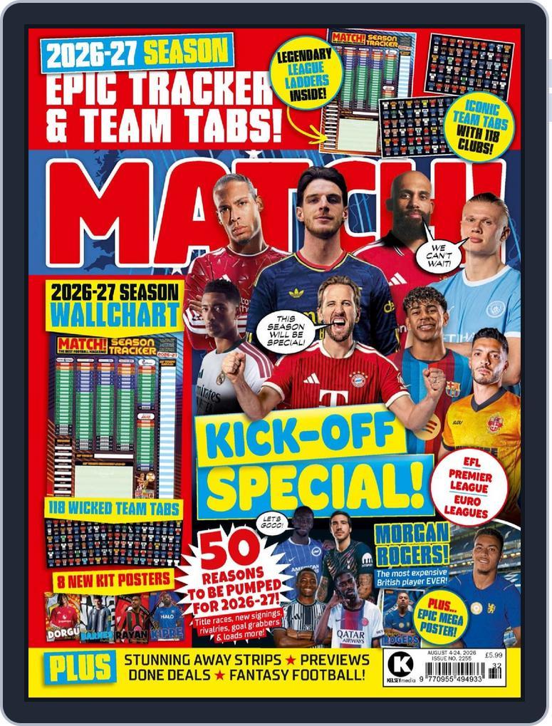 MATCH! (Digital) Subscription                    August 4th, 2026 Issue