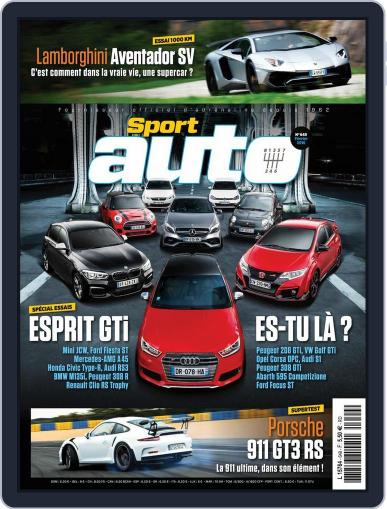 Sport Auto France January 29th, 2016 Digital Back Issue Cover