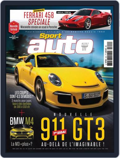 Sport Auto France August 29th, 2013 Digital Back Issue Cover