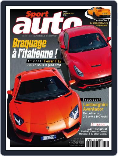 Sport Auto France August 30th, 2012 Digital Back Issue Cover