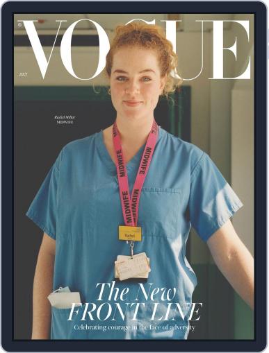 British Vogue July 1st, 2020 Digital Back Issue Cover